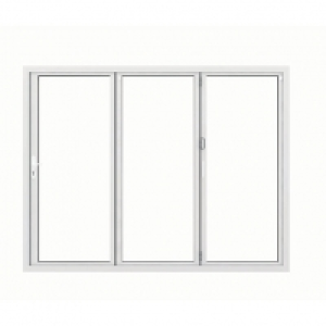 Jci Aluminium Folding Door Set White Right Opening 2090 x 20