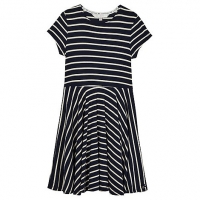 Debenhams J By Jasper Conran Girls navy stripe print jersey dress