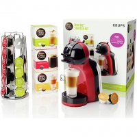 Debenhams Nescaf Dolce Gusto Mini Me½ Red & Black Coffee Machine with Starter