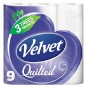 Quilted Velvet Pure White Toilet Tissue &pound;4.00