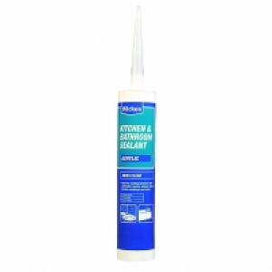 Wickes Kitchen & Bathroom Acrylic Sealant Clear 310ml £3.59