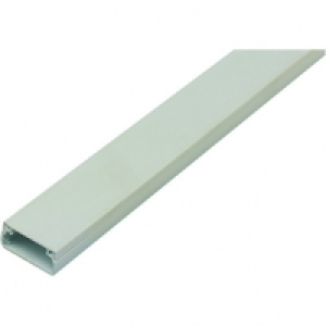 Wickes Self Adhesive Mini Trunking White 18 x 9mm x 2m