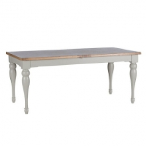 Oak and painted Worcester large extending table &pound;590.00