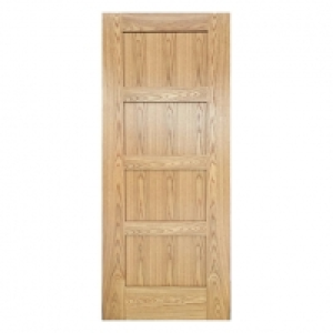 Wickes Marlow Internal Pre Finished Oak Veneer Door 4 Panel