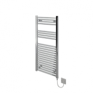 Kudox Flat Electric Towel Radiator - Chrome 500 x 1100 mm