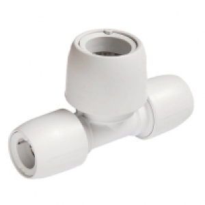 Hep2O Double End Reduced Tee 22 x 15mm