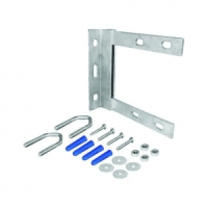 Wickes Wall Mounting Aerial Bracket Fixing Kit 6inch