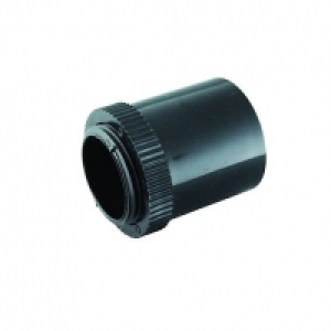 Wickes Male Conduit Adaptor Black 25mm 2 Pack