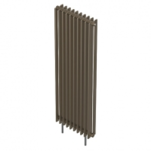 QRL Adagio Vertical Designer Radiator - Bronze 2000 x 420 mm