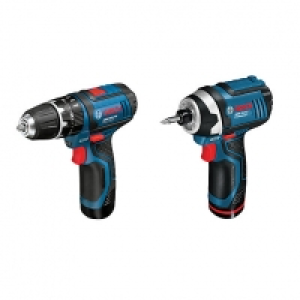 Bosch GSB 12V-15 + GDR 12V-105 (2 x 2.0 ah, bag)