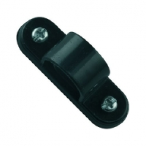 Wickes Conduit Spacer Bar Saddle Black 20mm 5 Pack