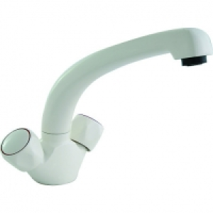 Wickes Trade Mono Mixer Kitchen Sink Tap White £35.70