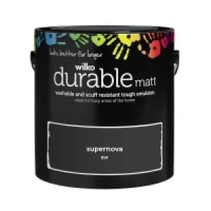 Wilko Durable Matt Emulsion Paint Supernova 2.5L £12.00