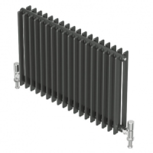 QRL Adagio Horizontal Designer Radiator - Anthracite 400 x 9