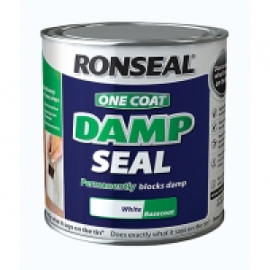 Ronseal One Coat Damp Seal Basecoat White 2.5L £23.19