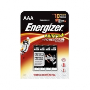Energizer Ultra Plus Batteries AAa 4 Pack £3.99