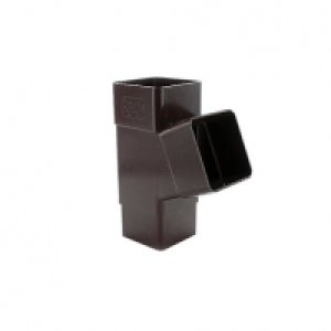 Wickes Brown Squareline Downpipe Branch £5.12