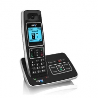 Debenhams Bt Black 6500 single DECT telephone with answering machine & Nu