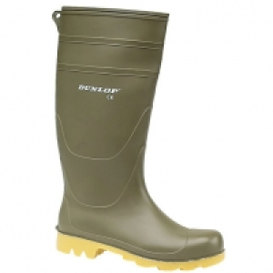 Dunlop Universal PVC Welly Green Size 10