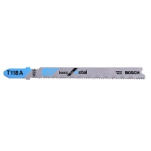 Bosch T118A Metal Jigsaw Blade Pack 5 £5.69