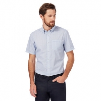 Debenhams The Collection Big and tall blue printed tailored fit shirt