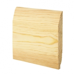 Wickes Dual Purpose Chamfered/Ovolo Pine Skirting 20.5 x 145