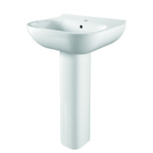 Wickes Positano Basin with Full Pedestal 550mm £99.99