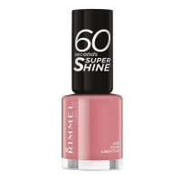 Wilko  Rimmel 60 Seconds Super Shine Nail Polish Rose Pink Libertin
