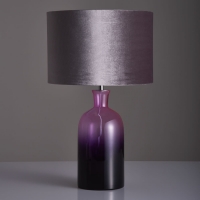 Wilko  Wilko Ombre Table Lamp Purple