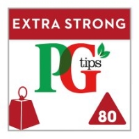Tesco  Pg Tips Extra Strong Pyramid 80S Teabags 232G