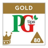 Tesco  Pg Tips Gold 80S Pyramid Teabags 232G