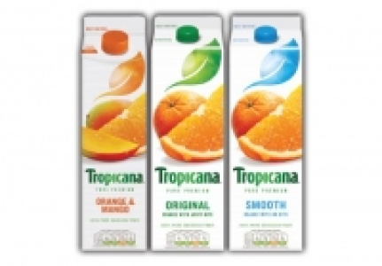 Tropicana Orange & Mango, Original Orange, Smooth Orange £3.00