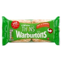Iceland  Warburtons 6 White Sandwich Thins