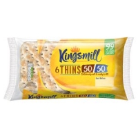 Iceland  Kingsmill 6 Thins 50/50