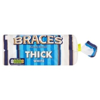 Iceland  Braces Family Bread Thick White 800g