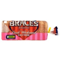 Iceland  Braces Family Bread Dark Wholemeal XXX Thick 800g