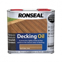 Wickes  Ronseal Decking Oil Natural Oak 2.5L