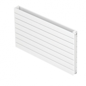 QRL Slieve Double Panel Horizontal Designer Radiator - White &pound;189.99