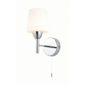 Spa Aquarius 1 Light Bathroom Wall Light Chrome