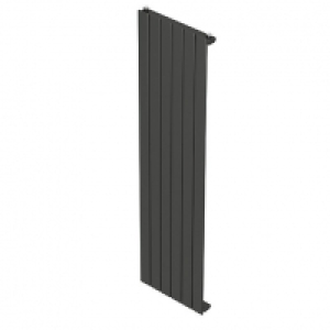QRL Slieve Single Panel Vertical Designer Radiator - Anthrac &pound;184.99