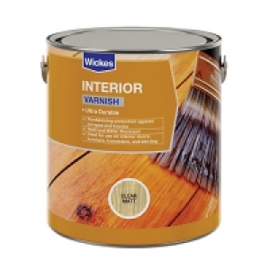Wickes Professional Interior Varnish Clear Matt 750ml £13.99