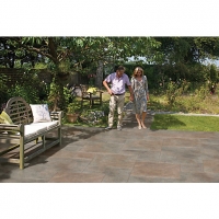 Wickes  Marshalls Symphony Project Smooth Copper Paving Patio Pack -