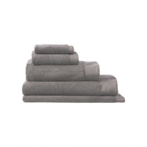 Dark grey Luxury Retreat Turkish cotton towels £3.00