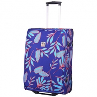 Debenhams Tripp Indigo/turquoise Express Fern medium 2 wheel suitcase