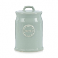 Debenhams At Home With Ashley Thomas Pale green ceramic Coffee storage jar