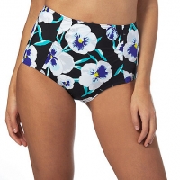 Debenhams Beach Collection Navy floral print bikini bottoms