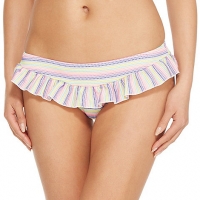 Debenhams Floozie By Frost French Multi-coloured striped ruffle bikini bottoms