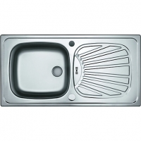 Wickes  Wickes Space Saving Single Bowl Kitchen Sink Stainless Steel