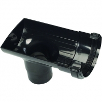 Wickes  Wickes Black Roundline Gutter Stopend Outlet