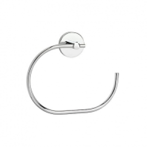 Wickes  Croydex Pendle Flexi Fix Towel Ring Chrome